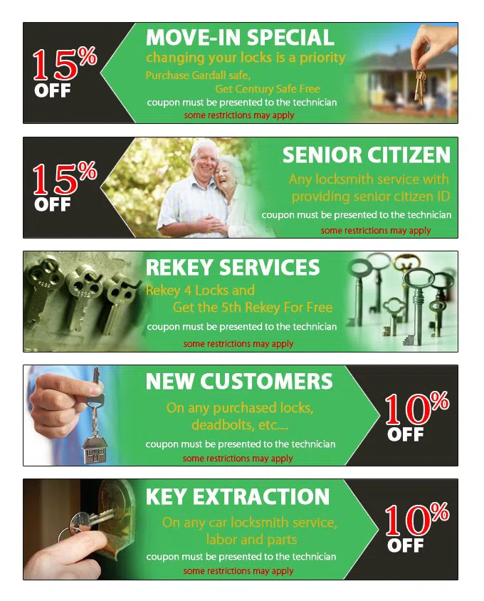 Paterson Locksmith & Key Paterson, NJ 973-864-3148 - coupon23-set-five